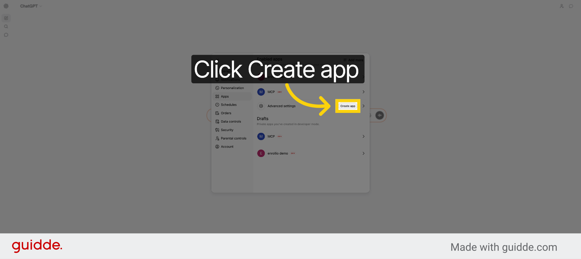 Create New App