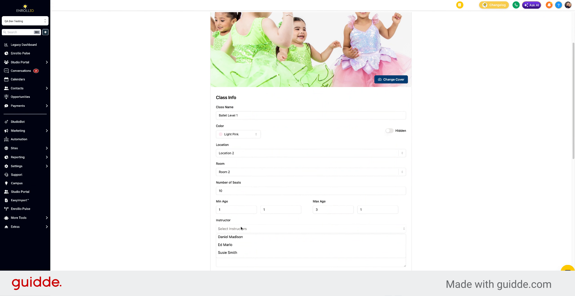 Select Instructors