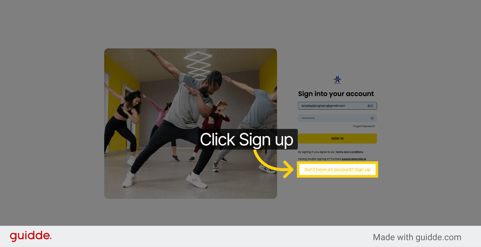 Sign Up for Parent Account