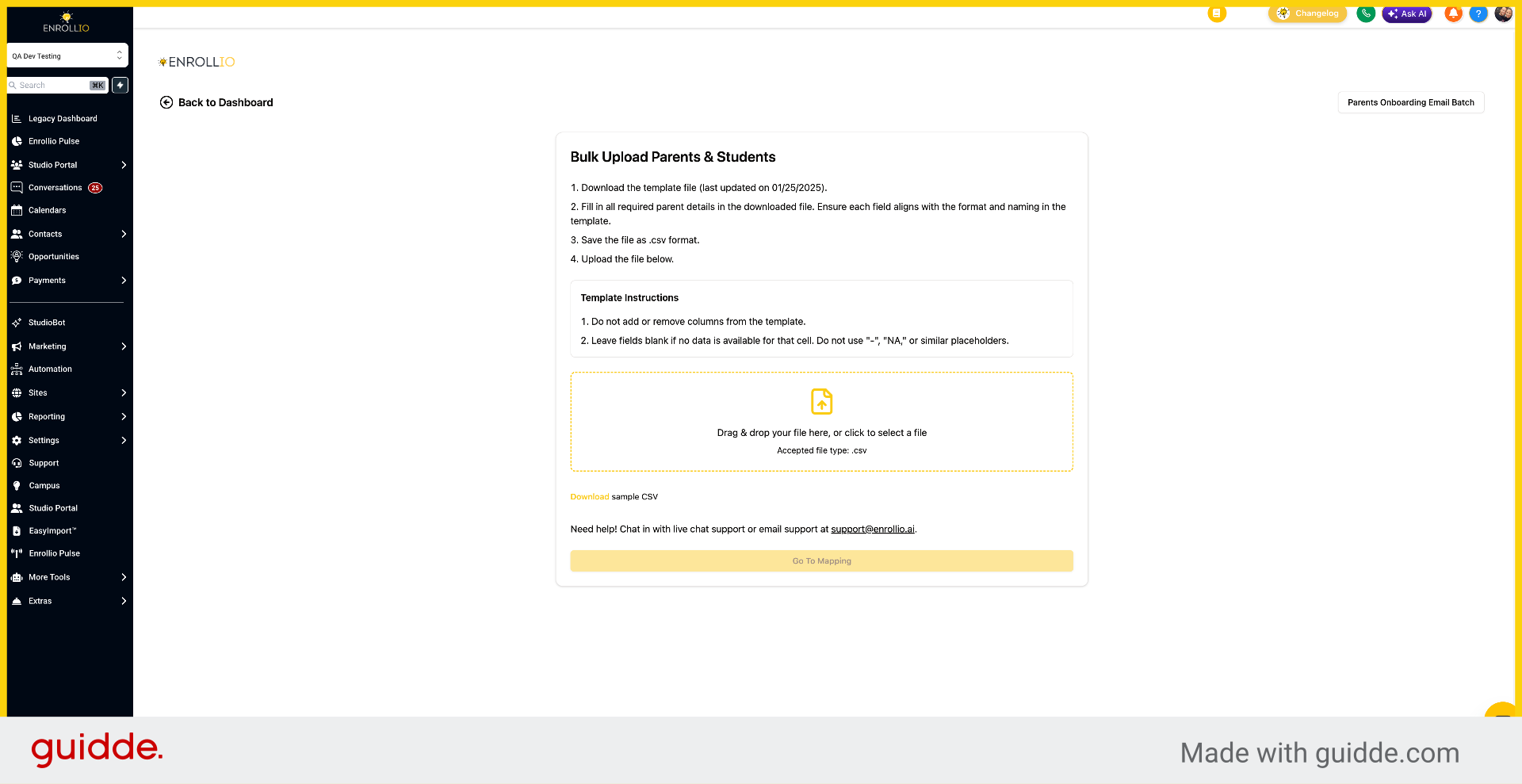 Review Template Instructions
