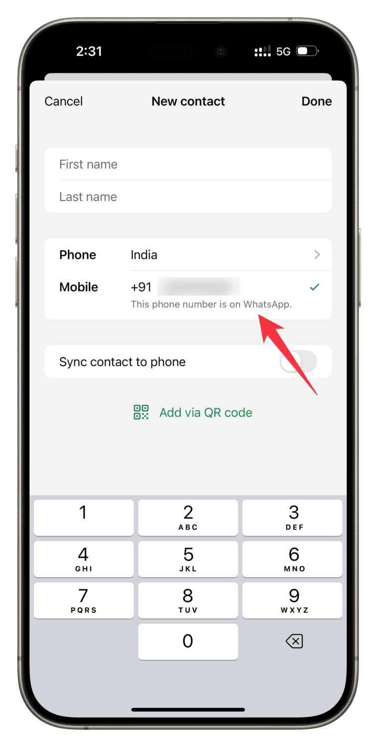 2 ways to check if a phone number is on WhatsApp or not