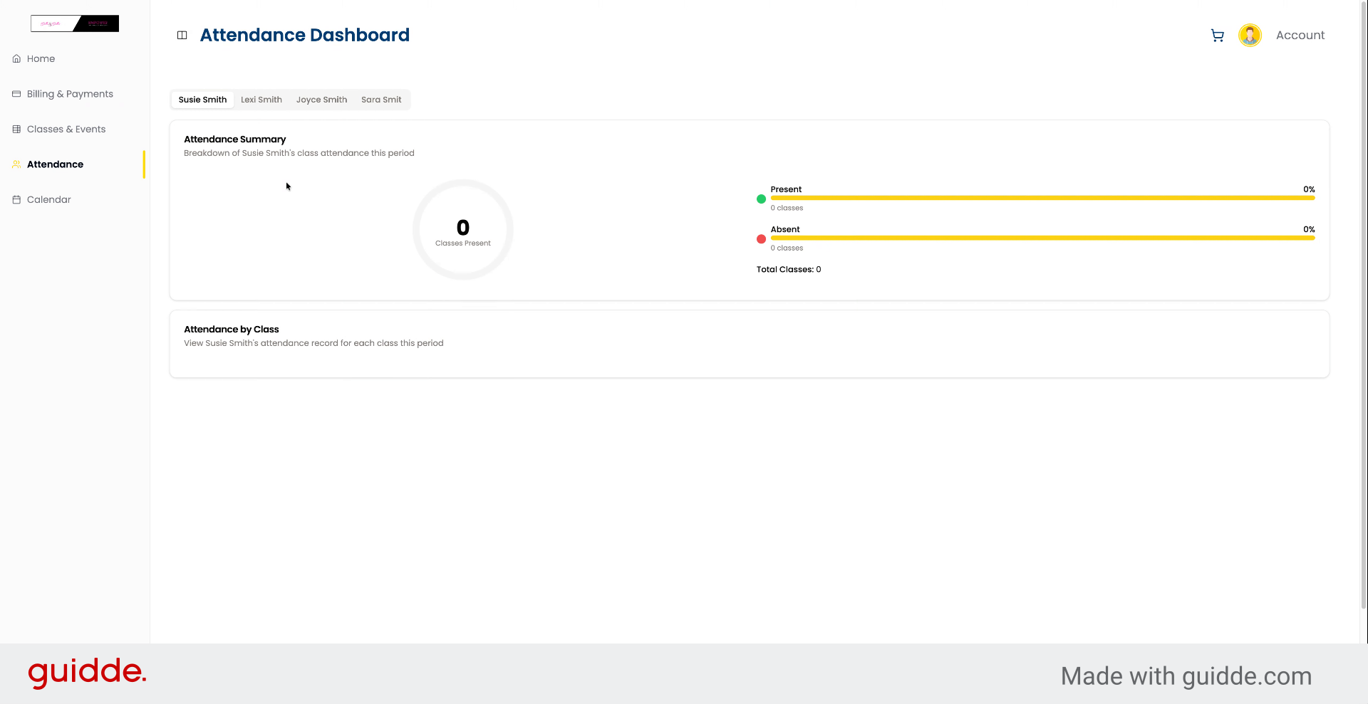 Review Attendance And Calendar Views