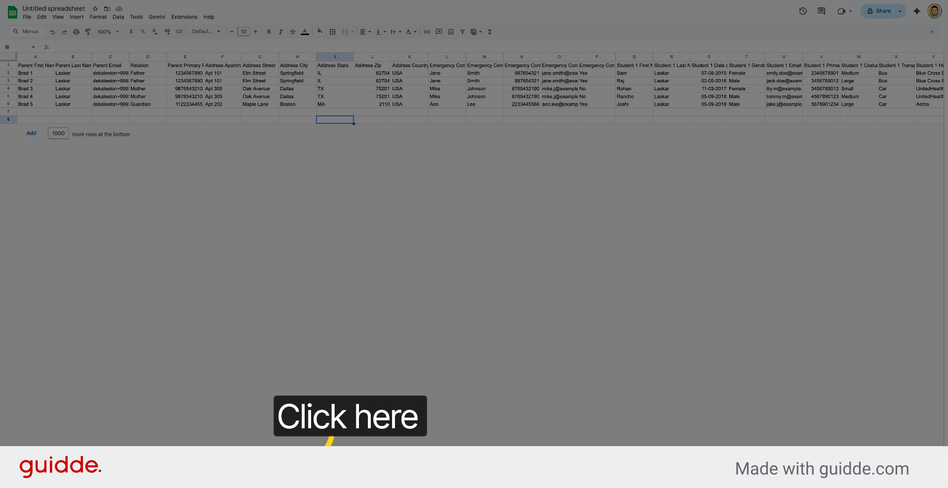 Select Data Range
