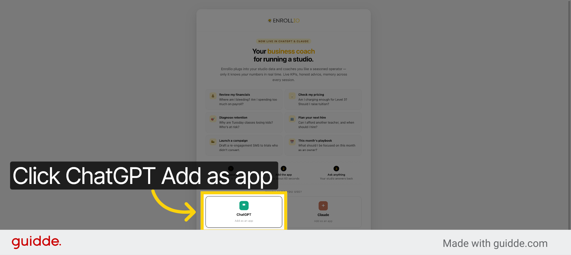 Access ChatGPT Add App