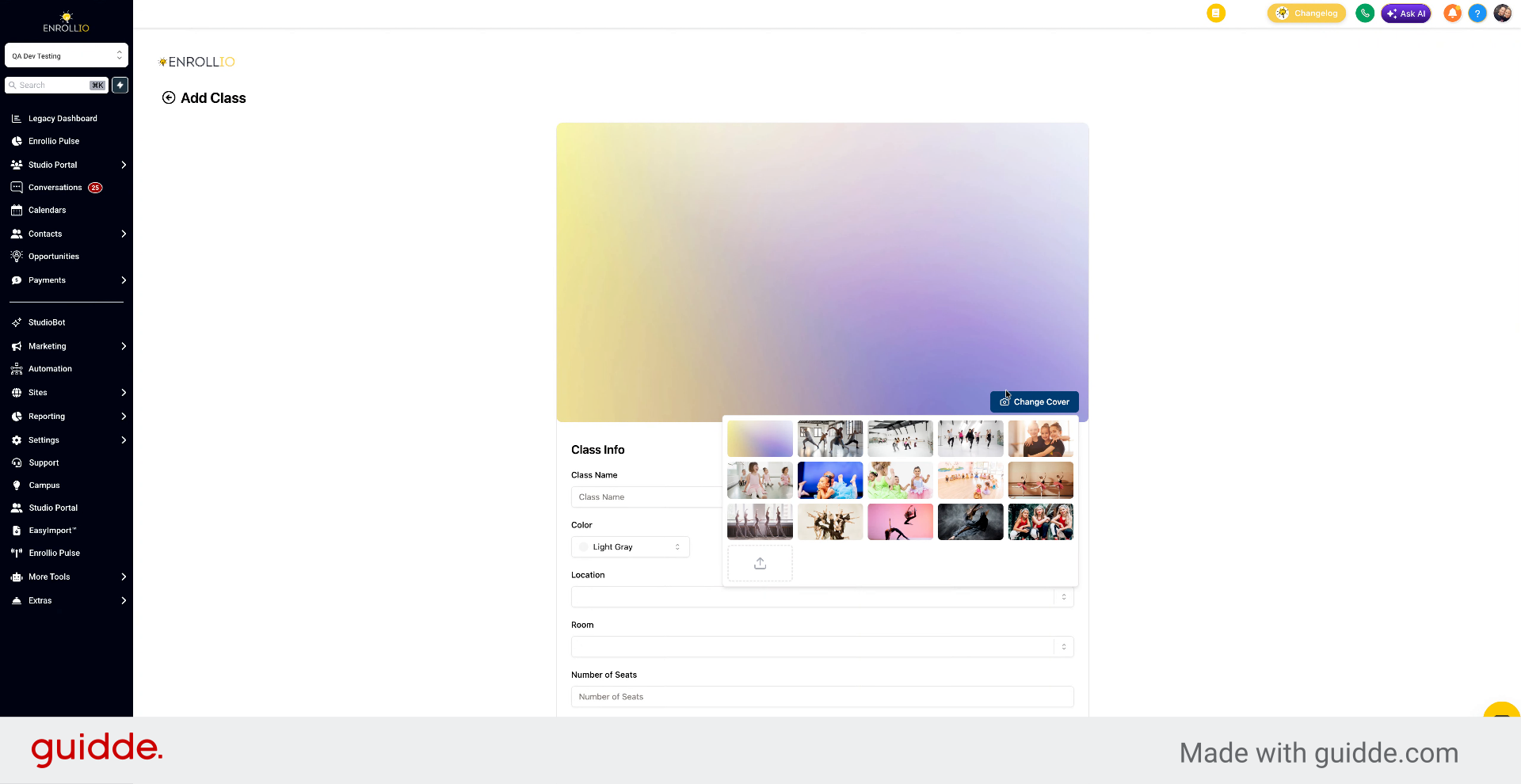 Select or Upload Cover Image