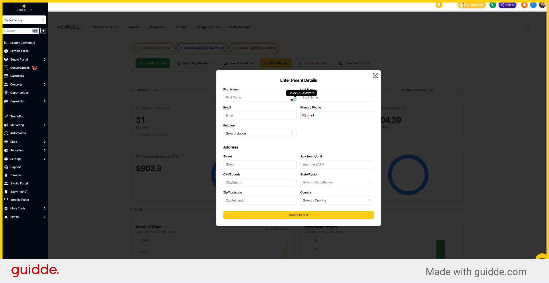 Access Manual Entry Option
